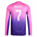 Günstige Fußballtrikots Deutschland Kai Havertz 7 Auswärtstrikot EURO 2024 Langarm